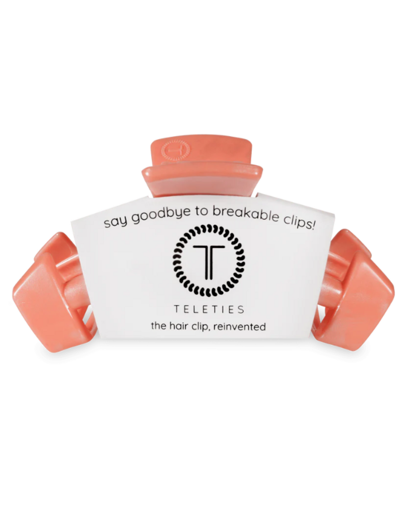 TELETIES Classic Dreamsicle Large Hair Clip