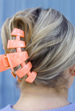 TELETIES Classic Dreamsicle Large Hair Clip