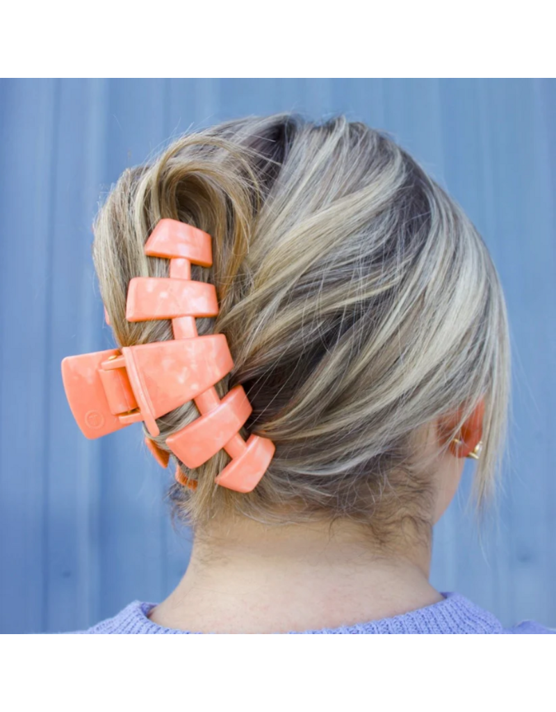TELETIES Classic Dreamsicle Large Hair Clip