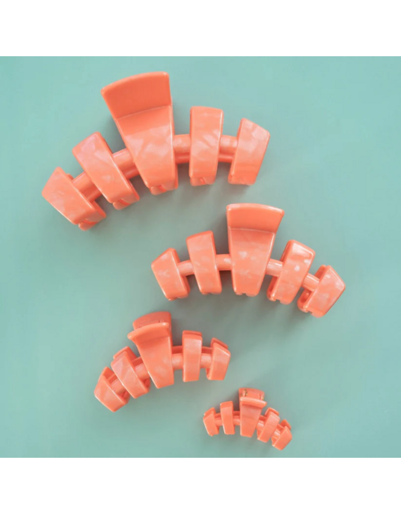 TELETIES Classic Dreamsicle Large Hair Clip