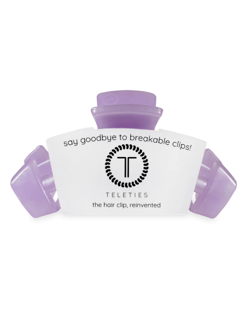 TELETIES Classic Lavender Mist Large Hair Clip