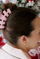 TELETIES Classic Merry Pinkmas Large Hair Clip