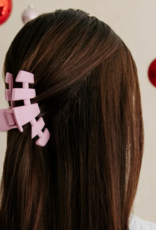 TELETIES Classic Merry Pinkmas Medium Hair Clip