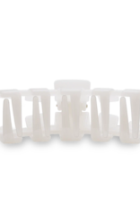 TELETIES Classic Coconut White Medium Hair Clip