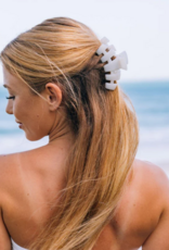TELETIES Classic Coconut White Medium Hair Clip