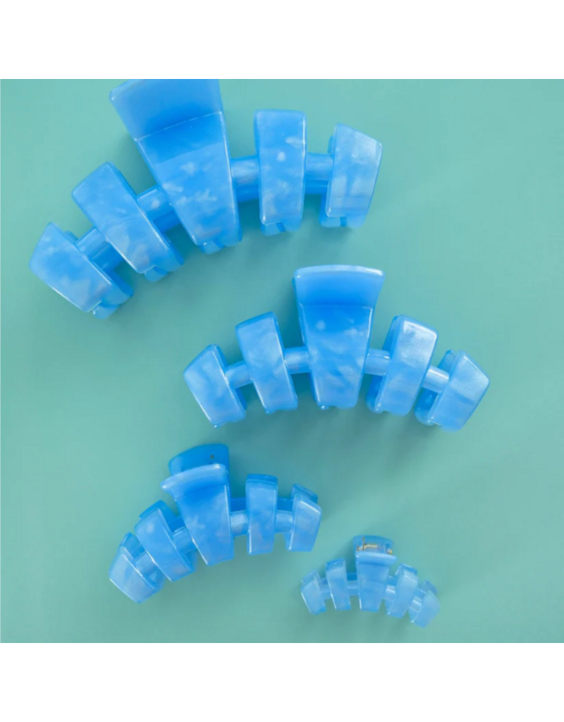 TELETIES Classic Blue Lagoon Small Hair Clip