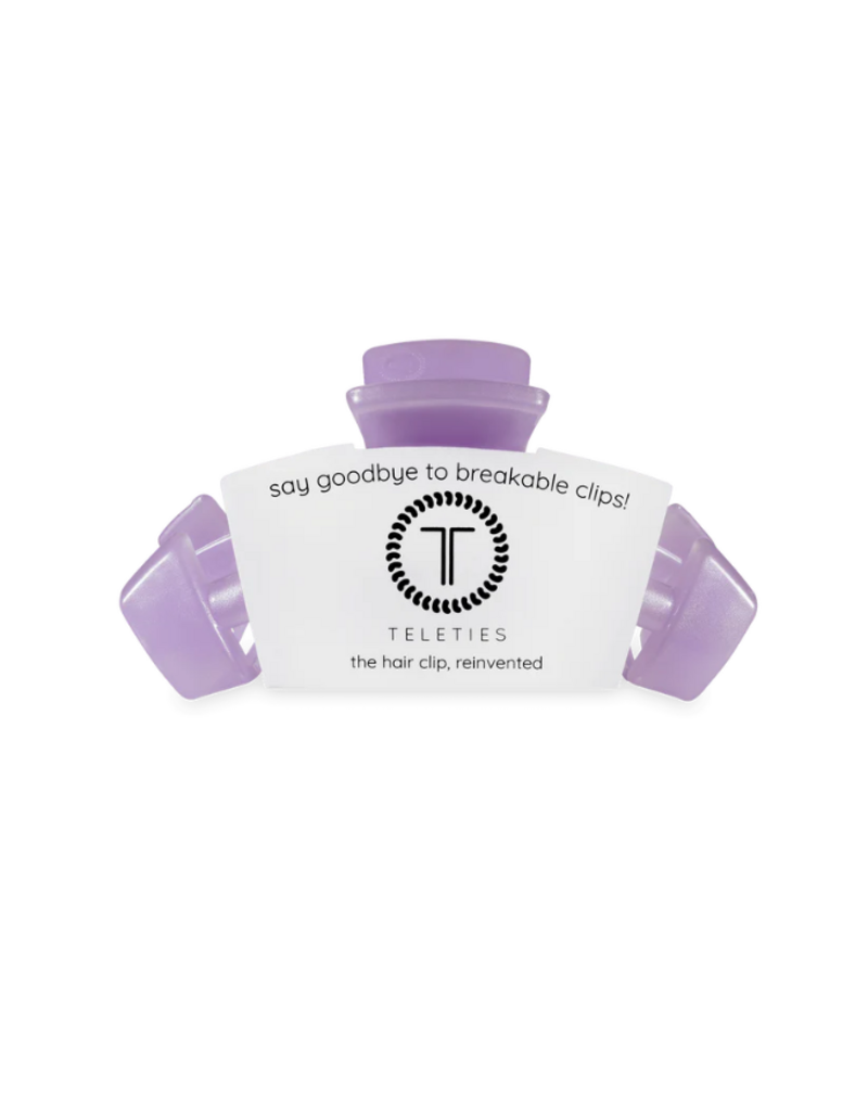 TELETIES Classic Lavender Mist Small Hair Clip