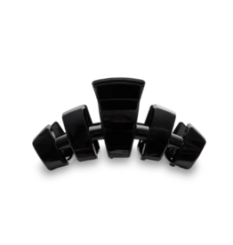 TELETIES Classic Jet Black Small Claw Hair Clip