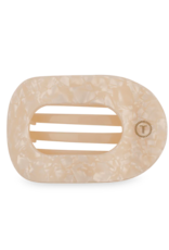 TELETIES Soft Surf Medium Flat Round Hair Clip