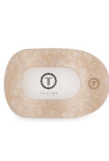 TELETIES Soft Surf Medium Flat Round Hair Clip