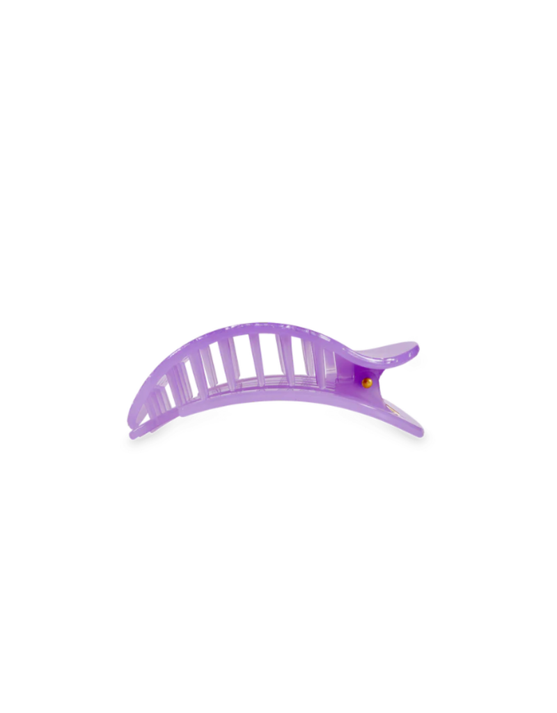 TELETIES Lavender Mist Small Flat Round Hair Clip