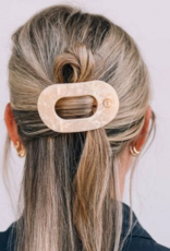 TELETIES Soft Surf Small Flat Round Hair Clip
