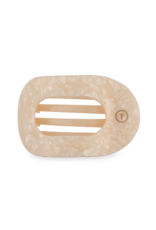 TELETIES Soft Surf Small Flat Round Hair Clip