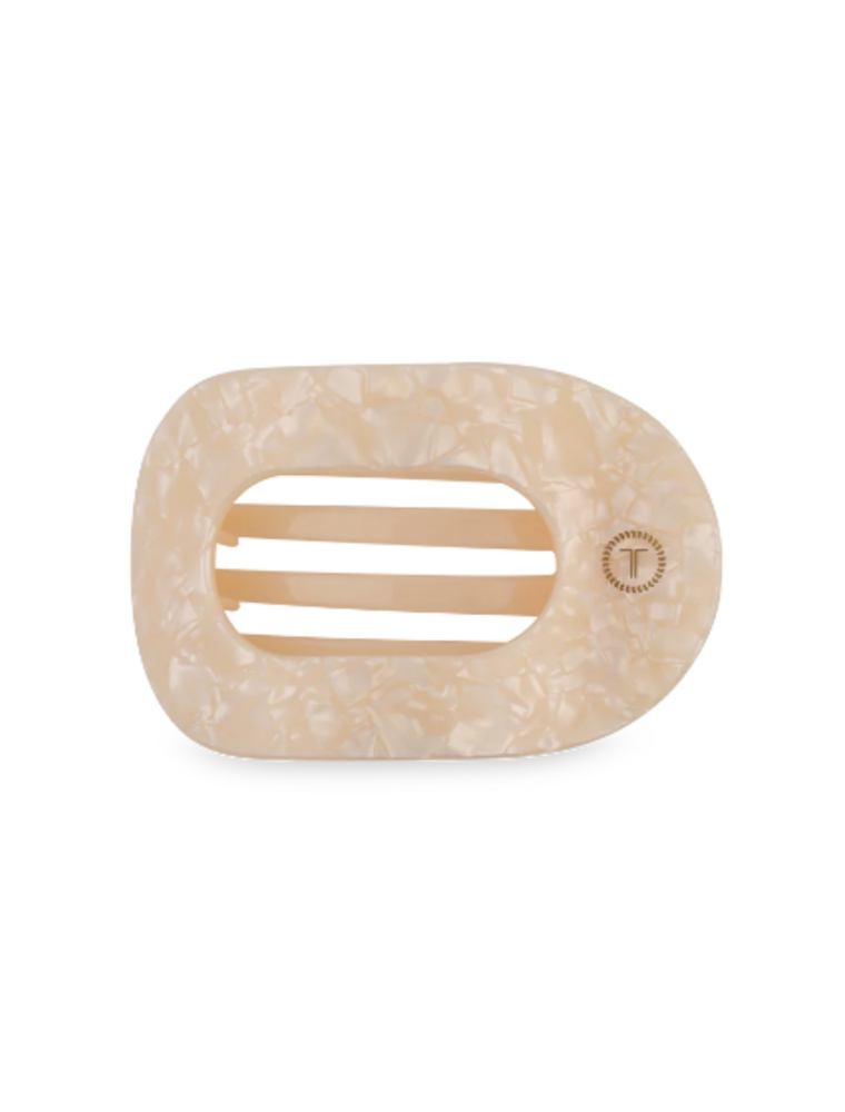 TELETIES Soft Surf Small Flat Round Hair Clip