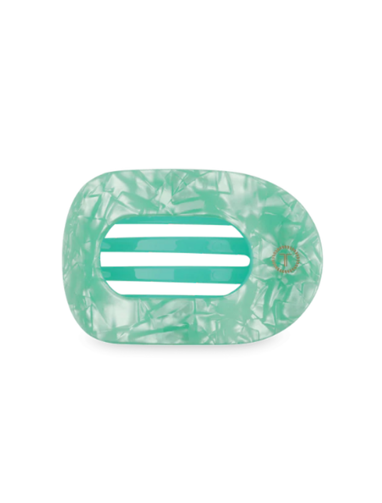 TELETIES Spring Splash Small Flat Round Hair Clip