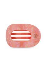 TELETIES Dreamsicle Small Flat Round Hair Clip