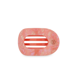 TELETIES Dreamsicle Small Flat Round Hair Clip
