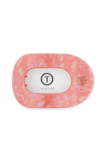 TELETIES Dreamsicle Small Flat Round Hair Clip