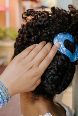 TELETIES Blue Lagoon Medium Flat Round Hair Clip