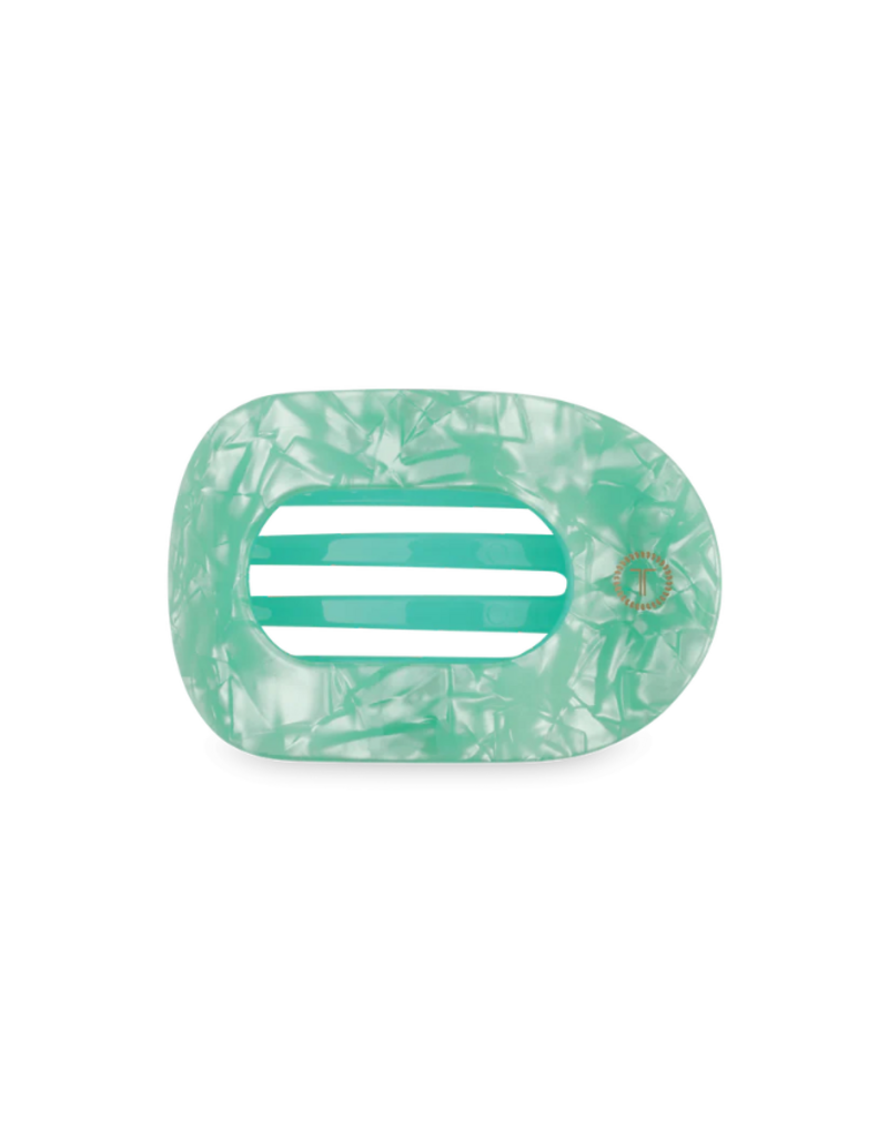 TELETIES Spring Splash Medium Flat Round Hair Clip