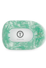 TELETIES Spring Splash Medium Flat Round Hair Clip