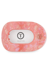 TELETIES Dreamsicle Medium Flat Round Hair Clip