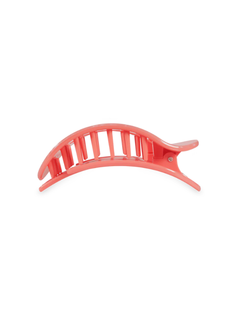 TELETIES Dreamsicle Medium Flat Round Hair Clip