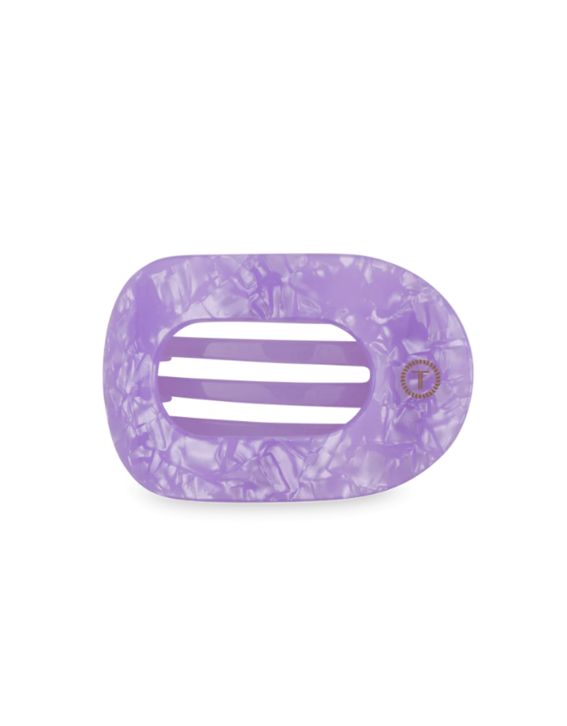 TELETIES Lavender Mist Medium Flat Round Hair Clip