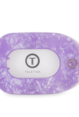TELETIES Lavender Mist Large Flat Round Hair Clip