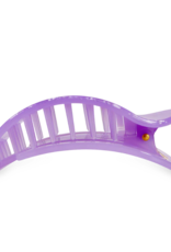 TELETIES Lavender Mist Large Flat Round Hair Clip