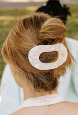 TELETIES Soft Surf Large Flat Round Hair Clip