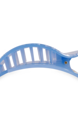 TELETIES Blue Lagoon Large Flat Round Hair Clip