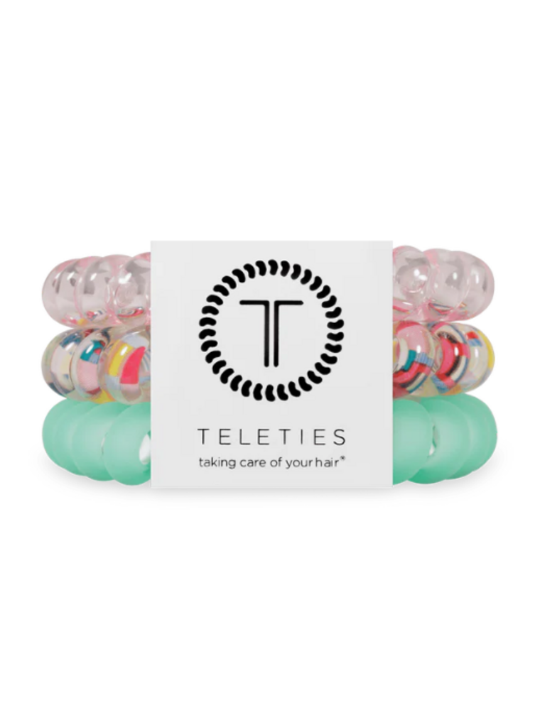 TELETIES Spring Splash Large Hair Ties