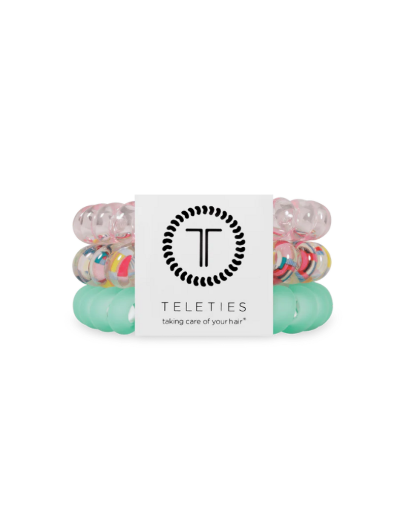 TELETIES Spring Splash Large Hair Ties