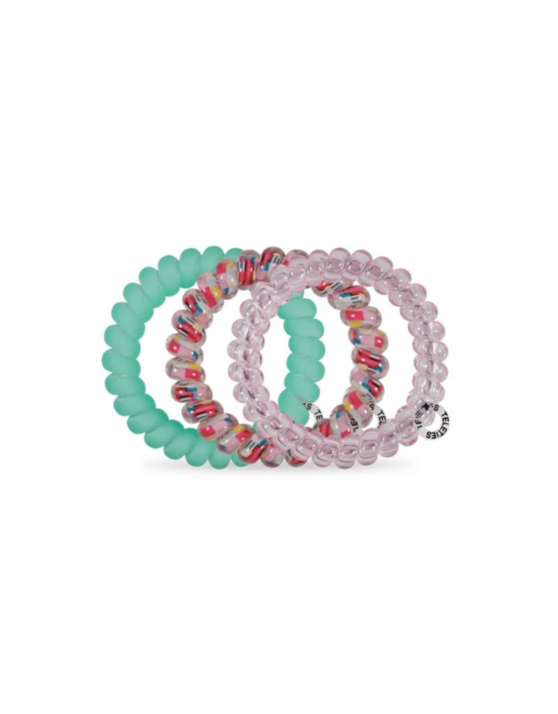 TELETIES Spring Splash Large Hair Ties
