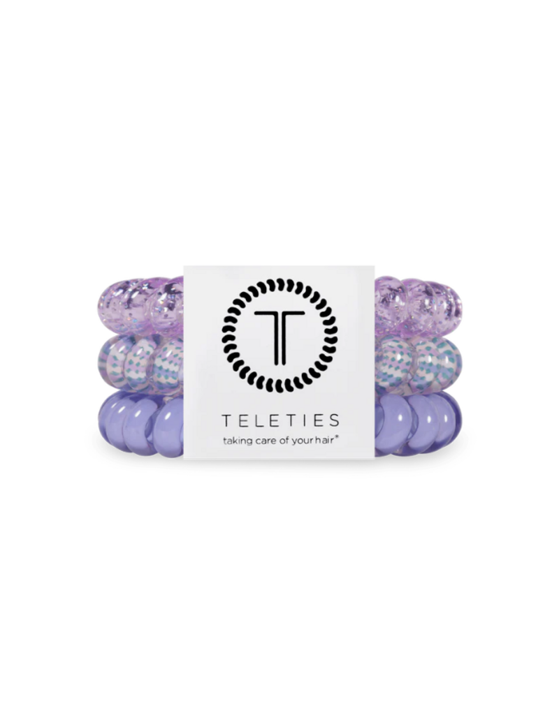 TELETIES Lavender Mist Large Hair Ties