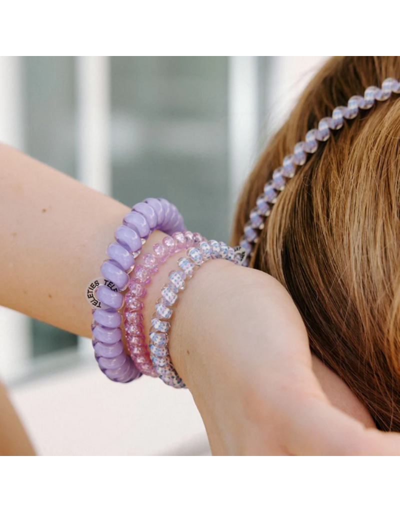 TELETIES Lavender Mist Large Hair Ties