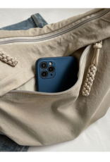 Moon Crossbody Bag in Beige