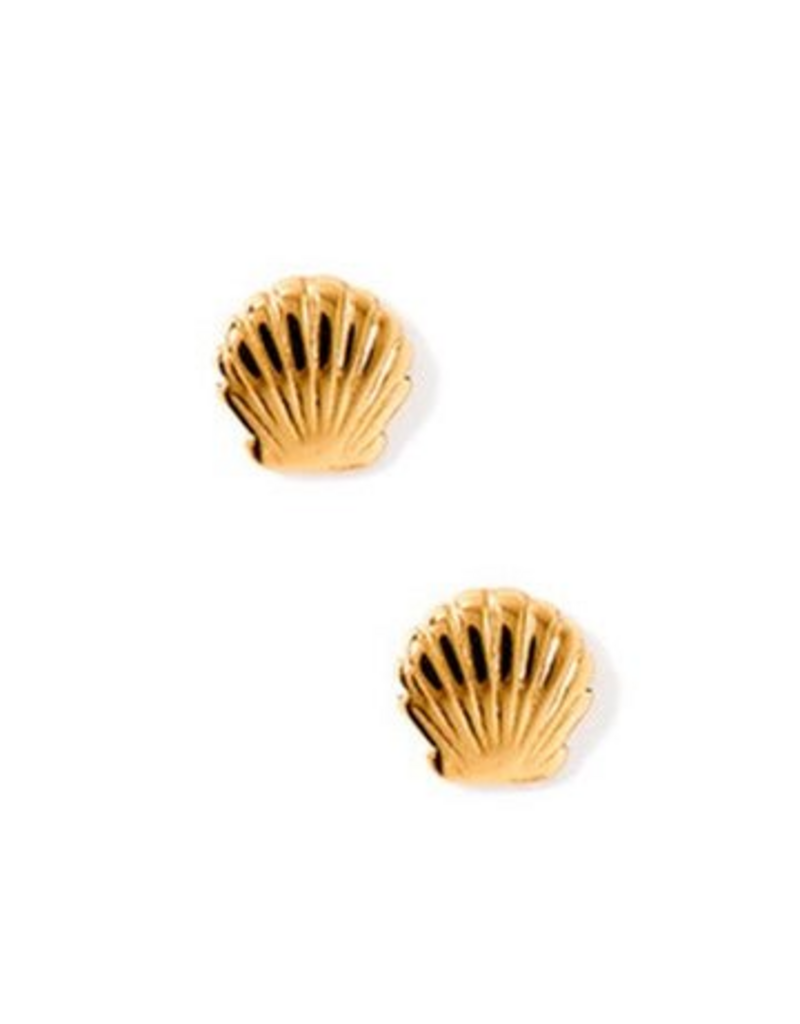 LINNY & CO Marina Gold Screwback Stud Earrings