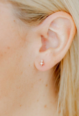 LINNY & CO Mabel Gold Screwback Stud Earrings