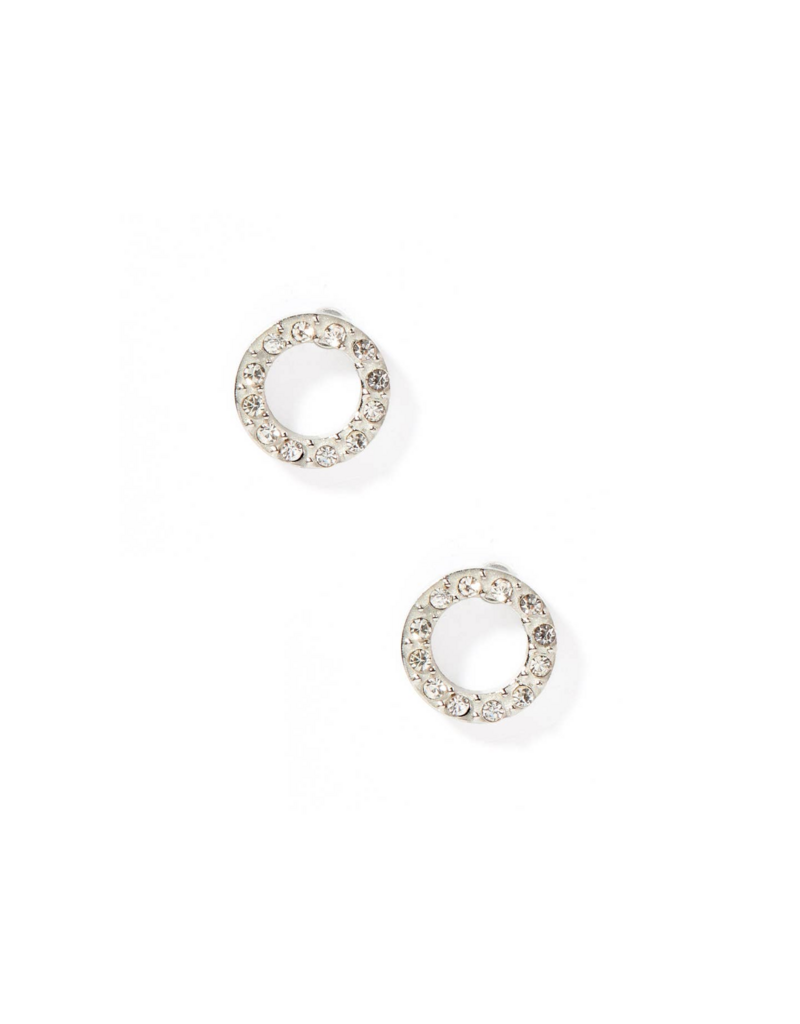 LINNY & CO Lainey Silver Screwback Stud Earrings