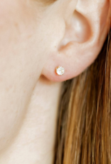 LINNY & CO Helen Gold Screwback Stud Earrings