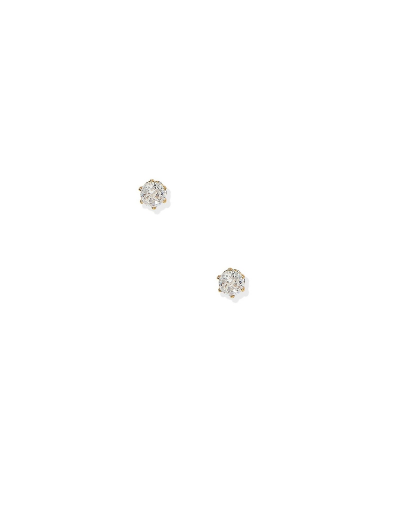 LINNY & CO Helen Gold Screwback Stud Earrings