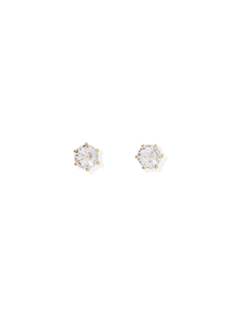 LINNY & CO Helen Gold Screwback Stud Earrings