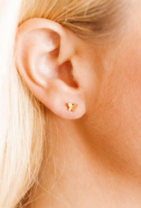 LINNY & CO Billie Butterfly Gold Screwback Stud Earrings