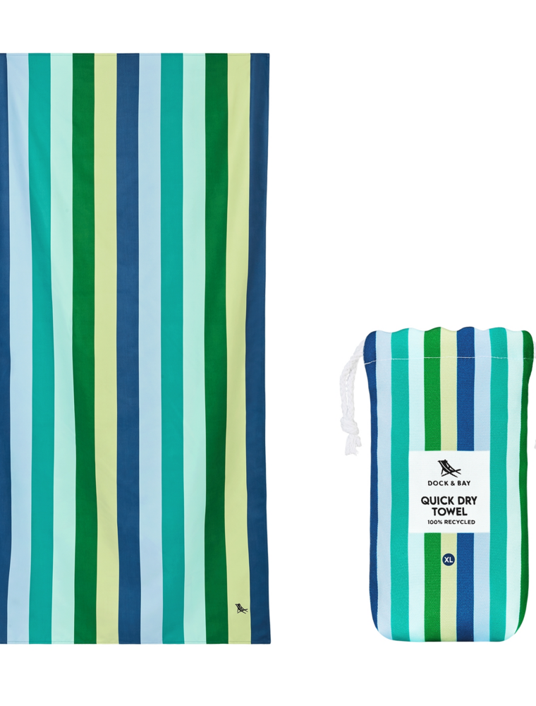 DOCK & BAY Quick Dry XL Towel in Cool Lagoon