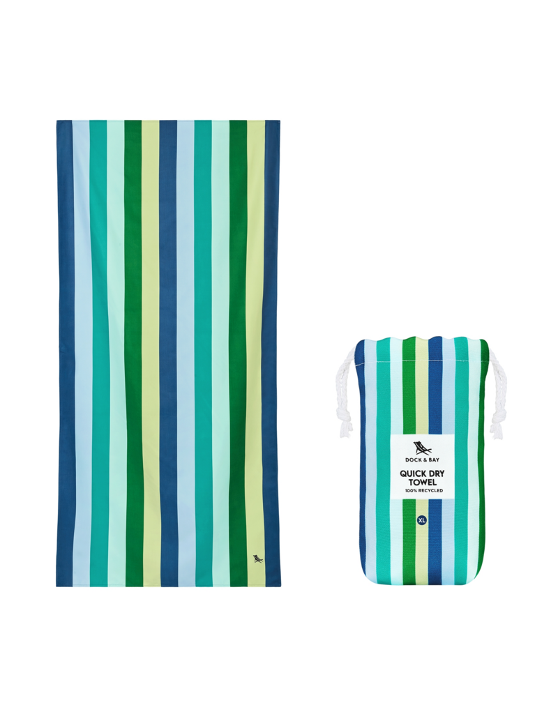 DOCK & BAY Quick Dry XL Towel in Cool Lagoon