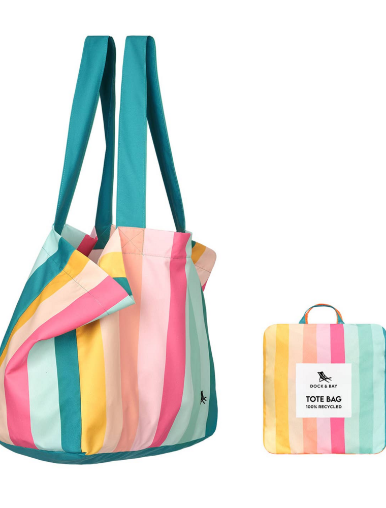 DOCK & BAY Everyday Tote Bag in Coastal Candy