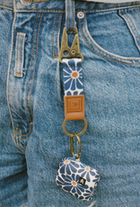 THREAD WALLETS Keychain Clip in Emmeline Navy