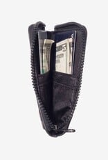 THREAD WALLETS Zipper Wallet in Black